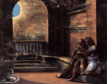 拉斐爾 Isaac and Rebecca Spied upon by Abimelech 拉斐爾 Isaac and Rebecca Spied upon by Abimelech